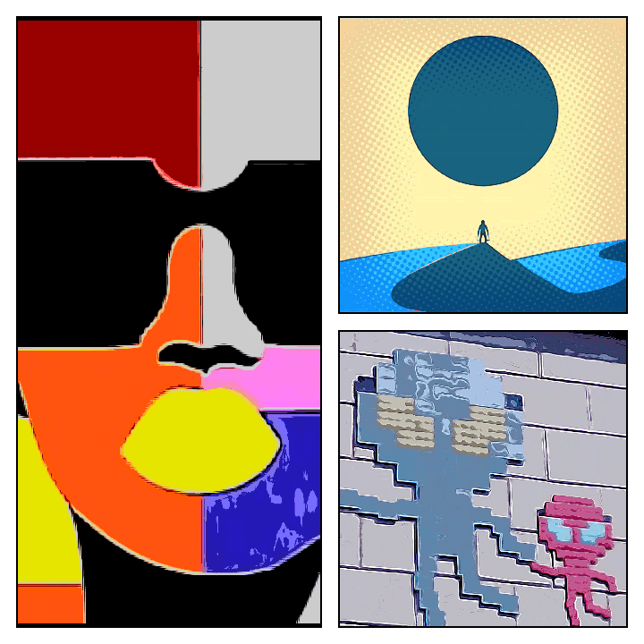 Tableaux plexi coloré